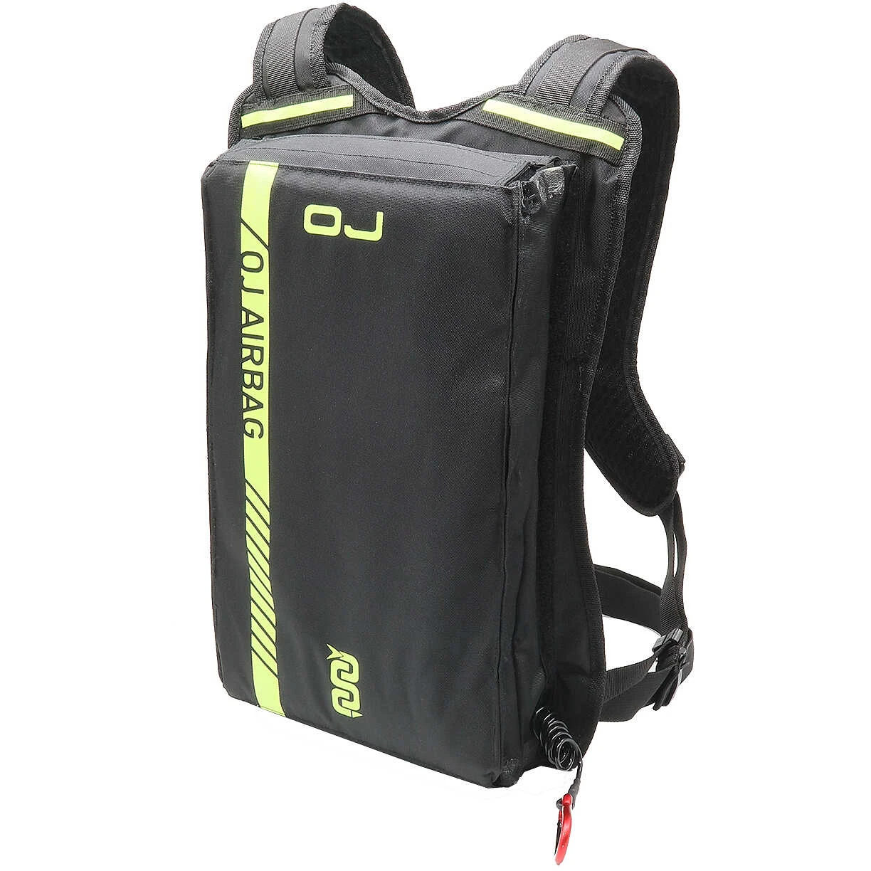 Airbag Posteriore Moto OJ AIRBAG FLAT Nero Giallo 1 Airbag Posteriore Moto OJ AIRBAG FLAT Nero Giallo