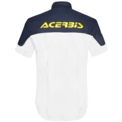 Camicia Casual Acerbis TEAM Bianco Blu -Dainese Italia camicia casual acerbis team bianco blu 147216 zoom