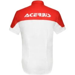 Camicia Casual Acerbis TEAM Bianco Rosso -Dainese Italia camicia casual acerbis team bianco rosso 147213 zoom