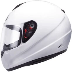 Casco Da Bambino Moto Integrale MT Helmets THUNDER KID Bianco Lucido