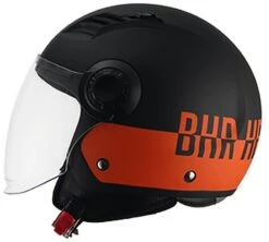 Casco Demi-Jet Moto BHR 804 TOP Blast Arancio