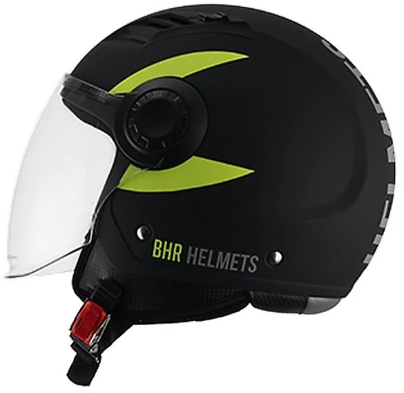 Casco Demi-Jet Moto BHR 804 TOP New Line Giallo 1 Casco Demi-Jet Moto BHR 804 TOP New Line Giallo