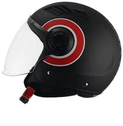 Casco Demi-Jet Moto BHR 804 TOP New Line Rosso