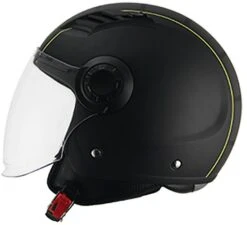 Casco Demi-Jet Moto BHR 804 TOP Splash Nero