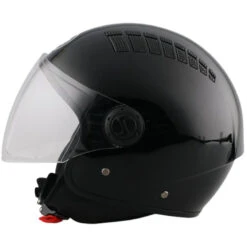 Casco Demi-Jet Moto BHR 810 Air Nero Lucido