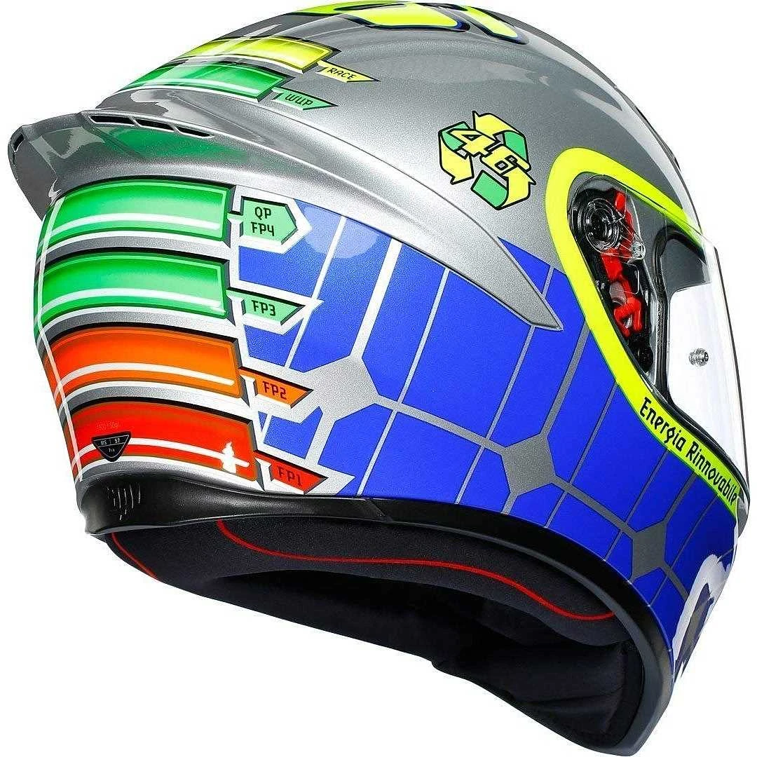 Casco Integrale Moto Agv K-1 Top ROSSI MUGELLO 2015 2 Casco Integrale Moto Agv K-1 Top ROSSI MUGELLO 2015 - Image 2