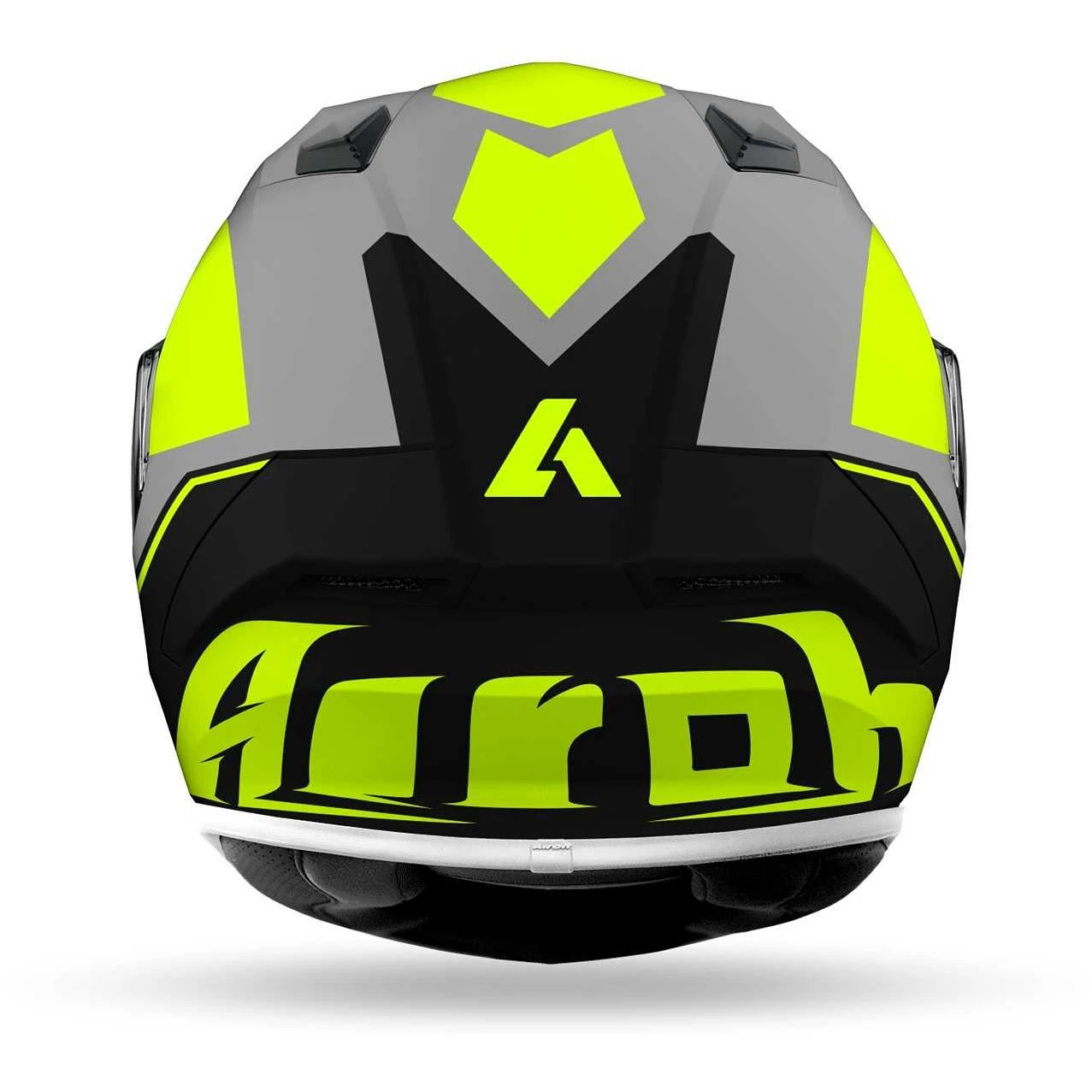 Casco Integrale Moto Airoh VALOR Wings Giallo Opaco 2 Casco Integrale Moto Airoh VALOR Wings Giallo Opaco - Image 2