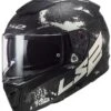 Casco Integrale Moto Doppia Visiera Ls2 FF390 BREAKER Deft Nero Titanio Opaco