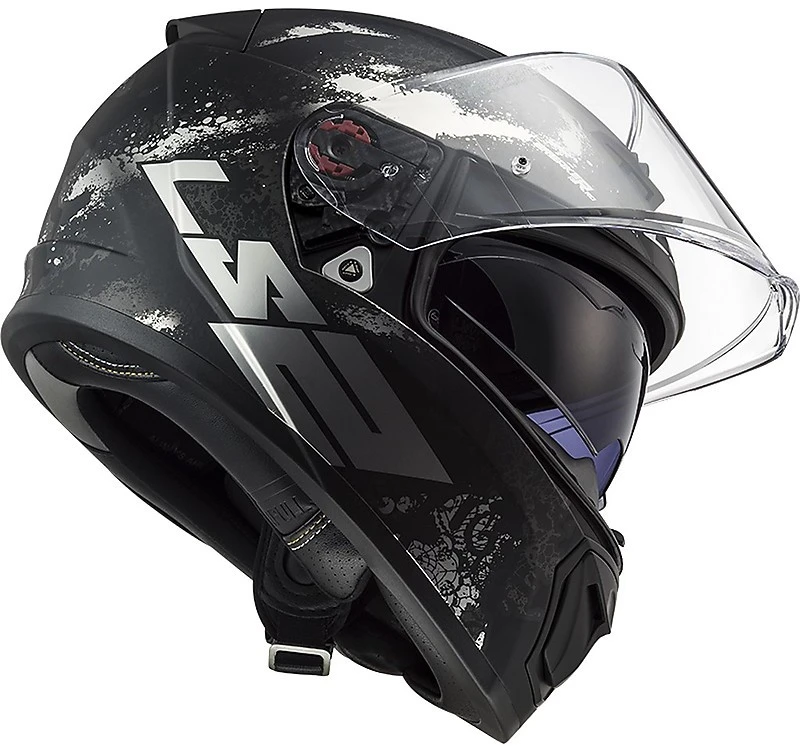 Casco Integrale Moto Doppia Visiera Ls2 FF390 BREAKER Deft Nero Titanio Opaco 2 Casco Integrale Moto Doppia Visiera Ls2 FF390 BREAKER Deft Nero Titanio Opaco - Image 2