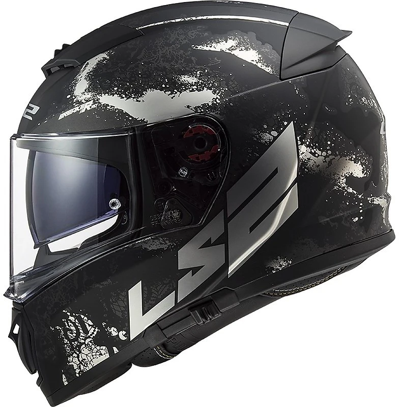 Casco Integrale Moto Doppia Visiera Ls2 FF390 BREAKER Deft Nero Titanio Opaco 4 Casco Integrale Moto Doppia Visiera Ls2 FF390 BREAKER Deft Nero Titanio Opaco - Image 4