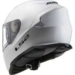 Casco Integrale Moto Ls2 FF800 STORM 2 Solid Bianco -Dainese Italia casco integrale moto ls2 ff800 storm 2 solid bianco 225704 zoom