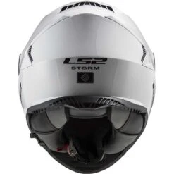 Casco Integrale Moto Ls2 FF800 STORM 2 Solid Bianco -Dainese Italia casco integrale moto ls2 ff800 storm 2 solid bianco 225705 zoom