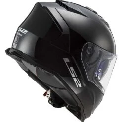Casco Integrale Moto Ls2 FF800 STORM 2 Solid Nero Lucido -Dainese Italia casco integrale moto ls2 ff800 storm 2 solid nero lucido 225716 zoom