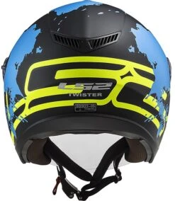Casco Jet Moto Ls2 Doppia Visiera Ls2 OF573 TWISTER 2 Xover Nero Opaco Blu -Dainese Italia casco jet moto ls2 doppia visiera ls2 of573 twister 2 xover nero opaco blu 85905 zoom
