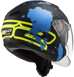 Casco Jet Moto Ls2 Doppia Visiera Ls2 OF573 TWISTER 2 Xover Nero Opaco Blu -Dainese Italia casco jet moto ls2 doppia visiera ls2 of573 twister 2 xover nero opaco blu 85906 zoom