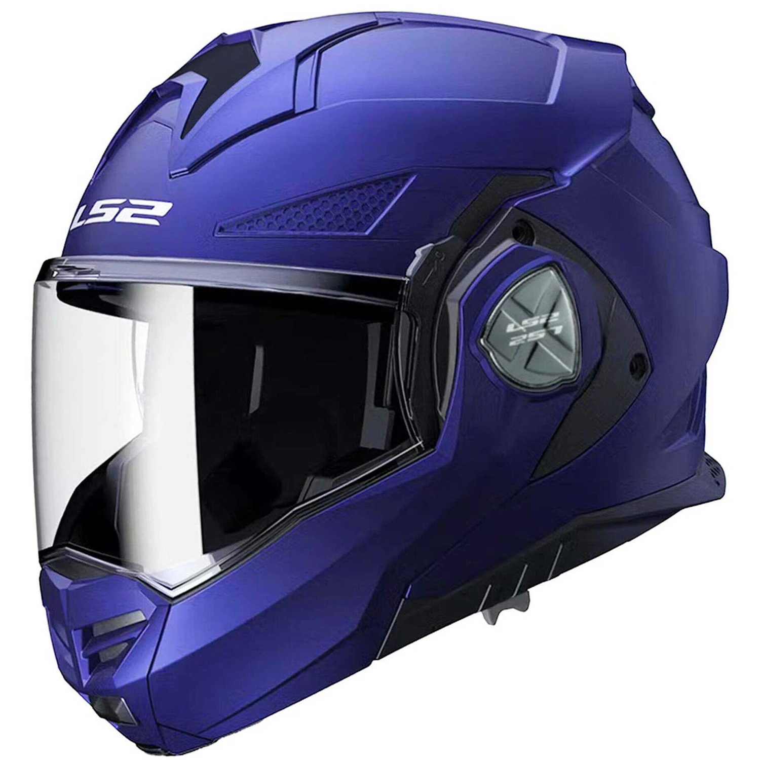 Casco Modulare In HPFC Omologato P/J Ls2 FF901 ADVANT X Solid Blu Opaco 1 Casco Modulare In HPFC Omologato P/J Ls2 FF901 ADVANT X Solid Blu Opaco