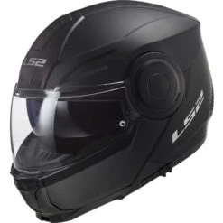 Casco Modulare Moto Doppia Visiera Ls2 FF902 SCOPE Solid Nero Opaco