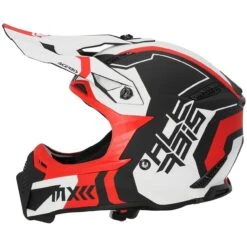 Casco Moto Cross Enduro Acerbis PROFILE 5 Bianco Rosso -Dainese Italia casco moto cross enduro acerbis profile 5 bianco rosso 203665 zoom