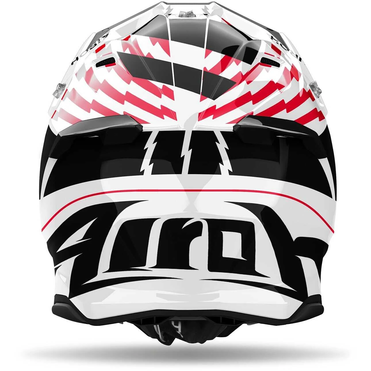 Casco Moto Cross Enduro Airoh TWIST 3 THUNDER Rosso Lucido 2 Casco Moto Cross Enduro Airoh TWIST 3 THUNDER Rosso Lucido - Image 2