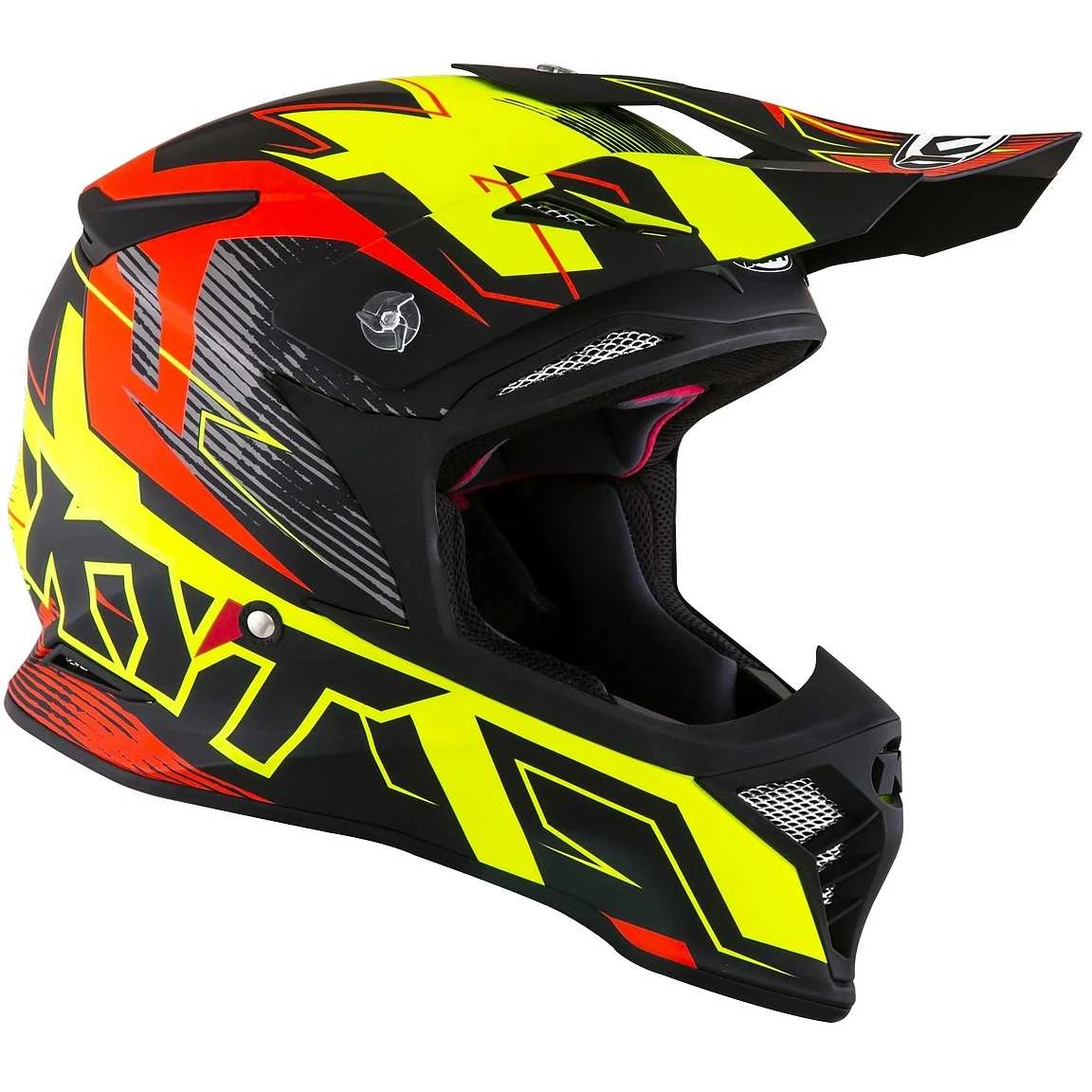 Casco Moto Cross Enduro In Fibra KYT SKYHAWK DIGGER Opaco Giallo Arancio 1 Casco Moto Cross Enduro In Fibra KYT SKYHAWK DIGGER Opaco Giallo Arancio