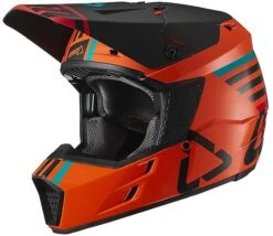 Casco Moto Cross Enduro Leatt GPX 3.5 V19.2 Arancio