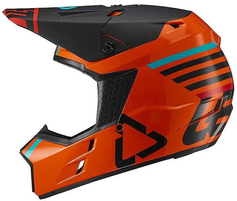 Casco Moto Cross Enduro Leatt GPX 3.5 V19.2 Arancio 2 Casco Moto Cross Enduro Leatt GPX 3.5 V19.2 Arancio - Image 2