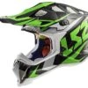 Casco Moto Cross Enduro LS2 MX 470 Subverter Nimble Bianco Nero Bianco