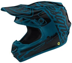 Casco Moto Cross Enduro Troy Lee Designs SE4 Polyacrylite FACTORY Oceano