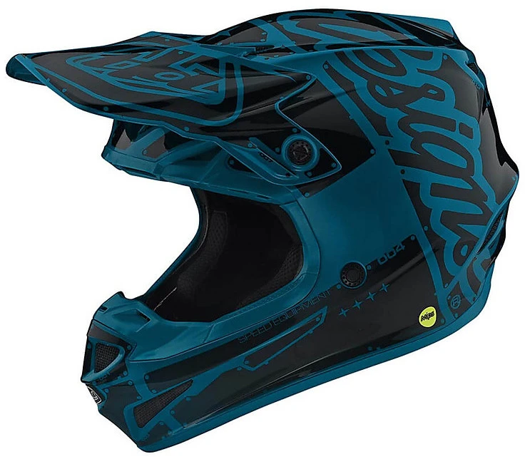 Casco Moto Cross Enduro Troy Lee Designs SE4 Polyacrylite FACTORY Oceano 1 Casco Moto Cross Enduro Troy Lee Designs SE4 Polyacrylite FACTORY Oceano