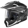 Casco Moto Crossover Nolan N70-2 X 06 EARTHQUAKE N-Com 046 Lava Grey Bianco Opaco