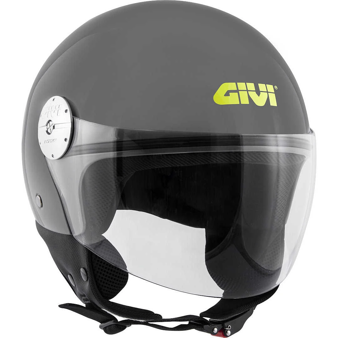 Givi Casco Moto Demi Jet 10.7 MINI-J Grigio Nardò 2 Givi Casco Moto Demi Jet 10.7 MINI-J Grigio Nardò - Image 2