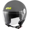 Givi Casco Moto Demi Jet 10.7 MINI-J Grigio Nardò