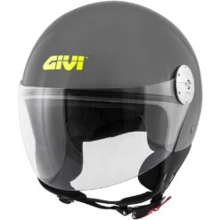 Givi Casco Moto Demi Jet 10.7 MINI-J Grigio Nardò
