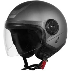 Casco Moto Demi-Jet Origine NEON SCOOP Nero Titanio Opaco