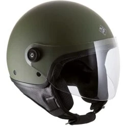 Casco Moto Demi-Jet Tucano Urbano EL JETTIN Verde Airborne Opaco