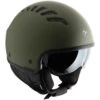 Casco MOto Demi-Jet Tucano Urbano EL'FRESH 1150 Verde Airbone Opaco