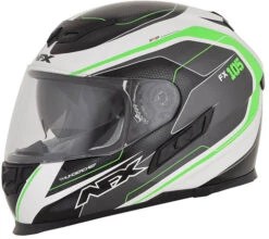 Casco Moto Integrale AFX FX-105 Thunderchief Bianco Nero Verde