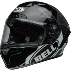 Casco Moto Integrale BELL RACE STAR FLEX DLX HELLO COUSTEAU ALGAE Nero Bianco Opaco Lucido