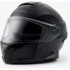 Casco Moto Integrale Blauer FF01 In Fibra Doppia Visiera Mono Nero Lucido