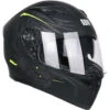 Casco Moto Integrale CGM 316s TAMPERE INDIAN Nero Giallo Fluo Opaco