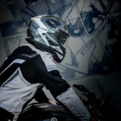 Casco Moto Integrale CGM 360X KAD SPORT Nero Bianco -Dainese Italia casco moto integrale cgm 360x kad sport nero bianco 206495 zoom