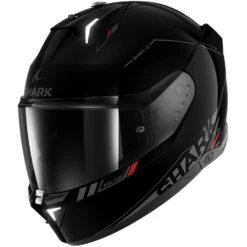 Casco Moto Integrale Con Led Shark SKWAL I3 BLANK SP Nero Antracite Rosso