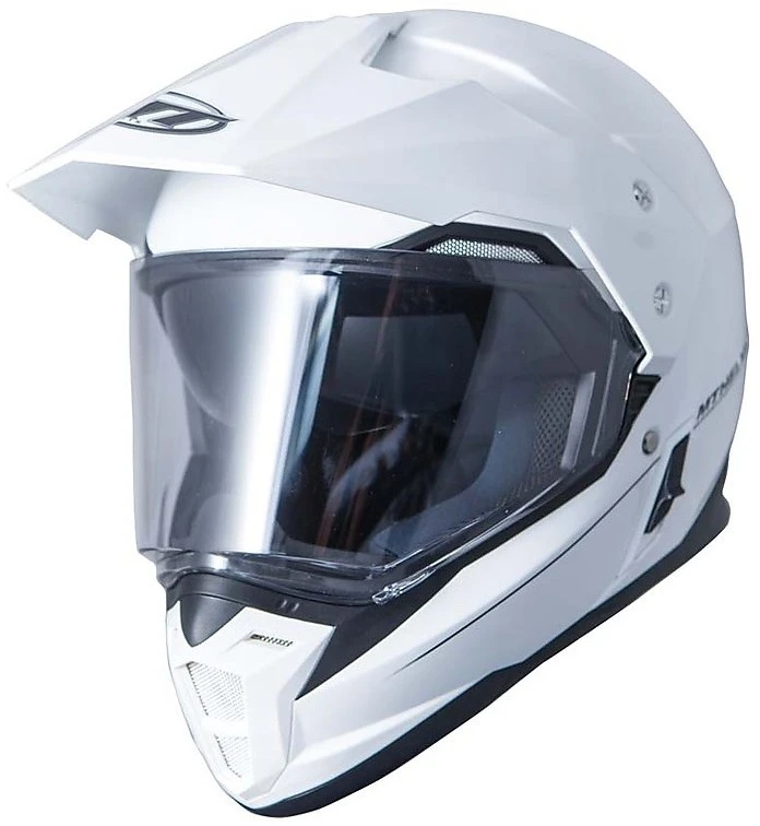 Casco Moto Integrale Cross Enduro MT Helmets Synchrony DuoSport SV Solid Bianco Lucido 2 Casco Moto Integrale Cross Enduro MT Helmets Synchrony DuoSport SV Solid Bianco Lucido - Image 2