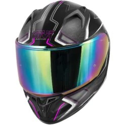 Casco Moto Integrale Givi 50.8 MYSTICAL Nero Titanio Fucsia