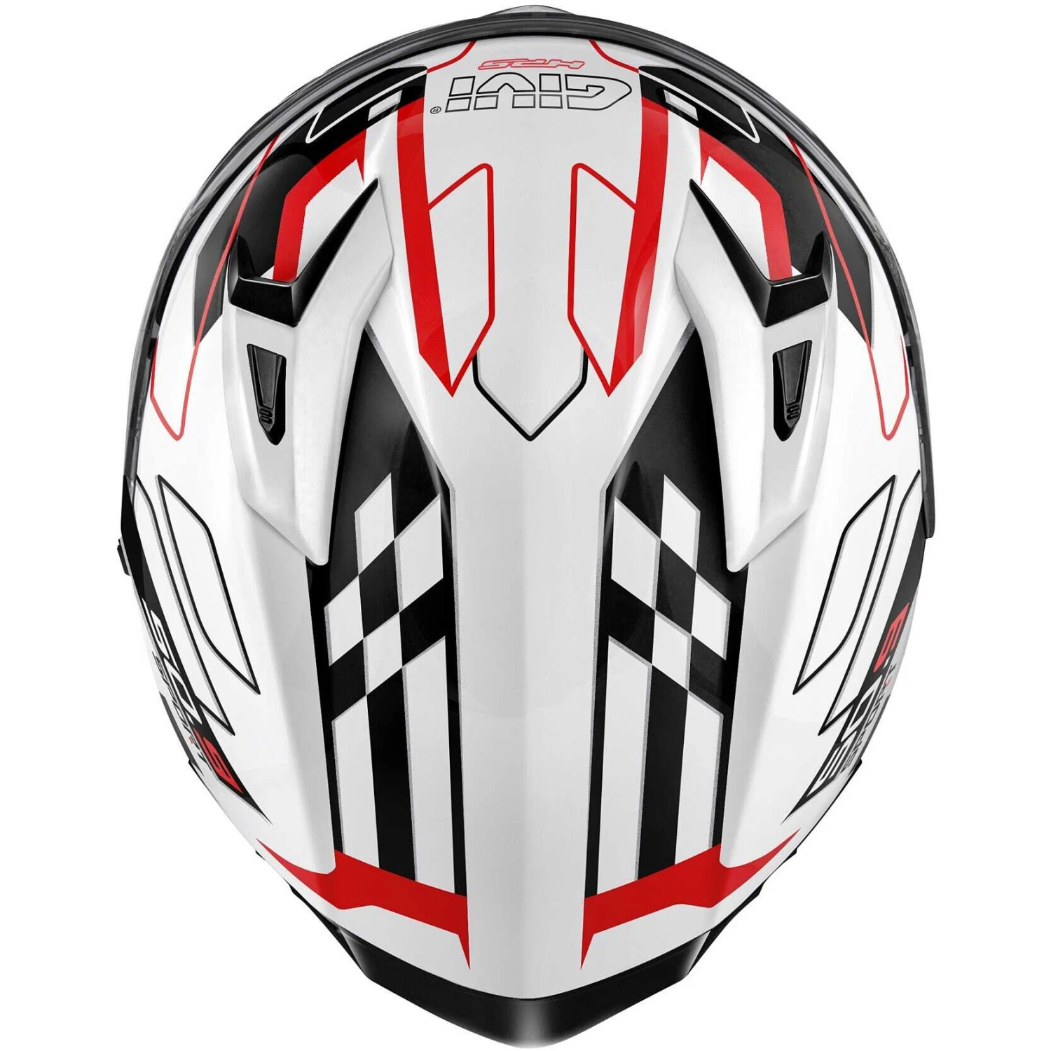 Casco Moto Integrale Givi 50.9 ASSAULT Bianco Nero Rosso 5 Casco Moto Integrale Givi 50.9 ASSAULT Bianco Nero Rosso - Image 5