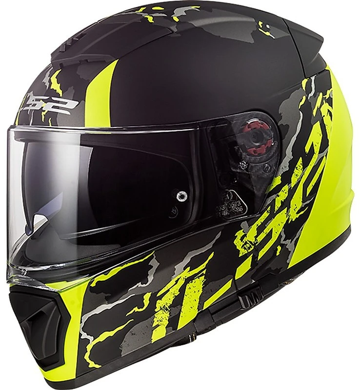 Casco Moto Integrale LS2 FF390 BREAKER Feline Nero Giallo Fluo Opaco 1 Casco Moto Integrale LS2 FF390 BREAKER Feline Nero Giallo Fluo Opaco