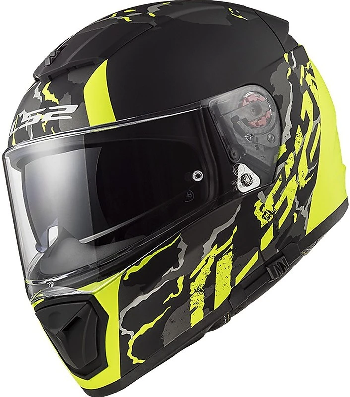 Casco Moto Integrale LS2 FF390 BREAKER Feline Nero Giallo Fluo Opaco 4 Casco Moto Integrale LS2 FF390 BREAKER Feline Nero Giallo Fluo Opaco - Image 4