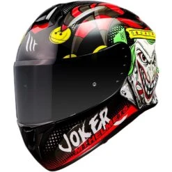 Casco Moto Integrale Mt Helmet TARGO Joker A1 Nero Lucido