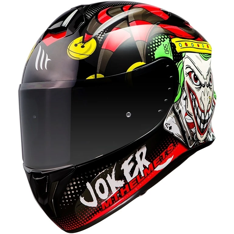 Casco Moto Integrale Mt Helmet TARGO Joker A1 Nero Lucido 1 Casco Moto Integrale Mt Helmet TARGO Joker A1 Nero Lucido