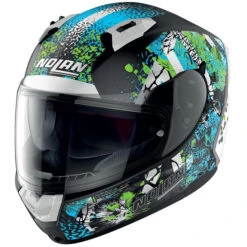 Casco Moto Integrale Nolan N60.6 EUFOR 030 Azzurro Opaco